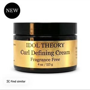 Idol Theory Curl Cream for Defining Curly Hair (Men & Women), Hydrating Leave-In